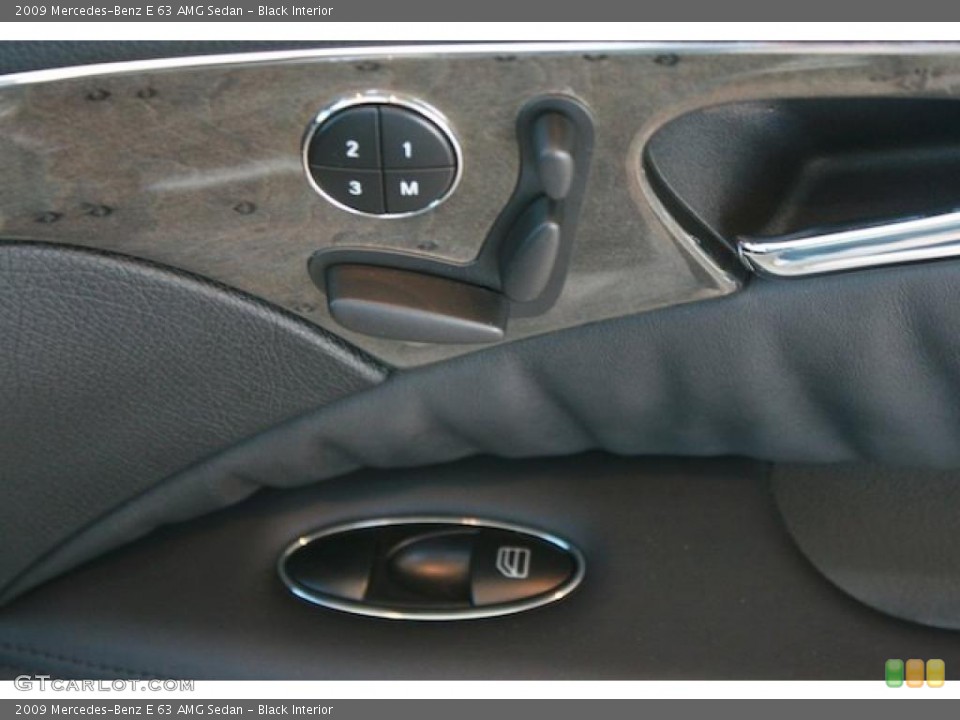 Black Interior Controls for the 2009 Mercedes-Benz E 63 AMG Sedan #46064520