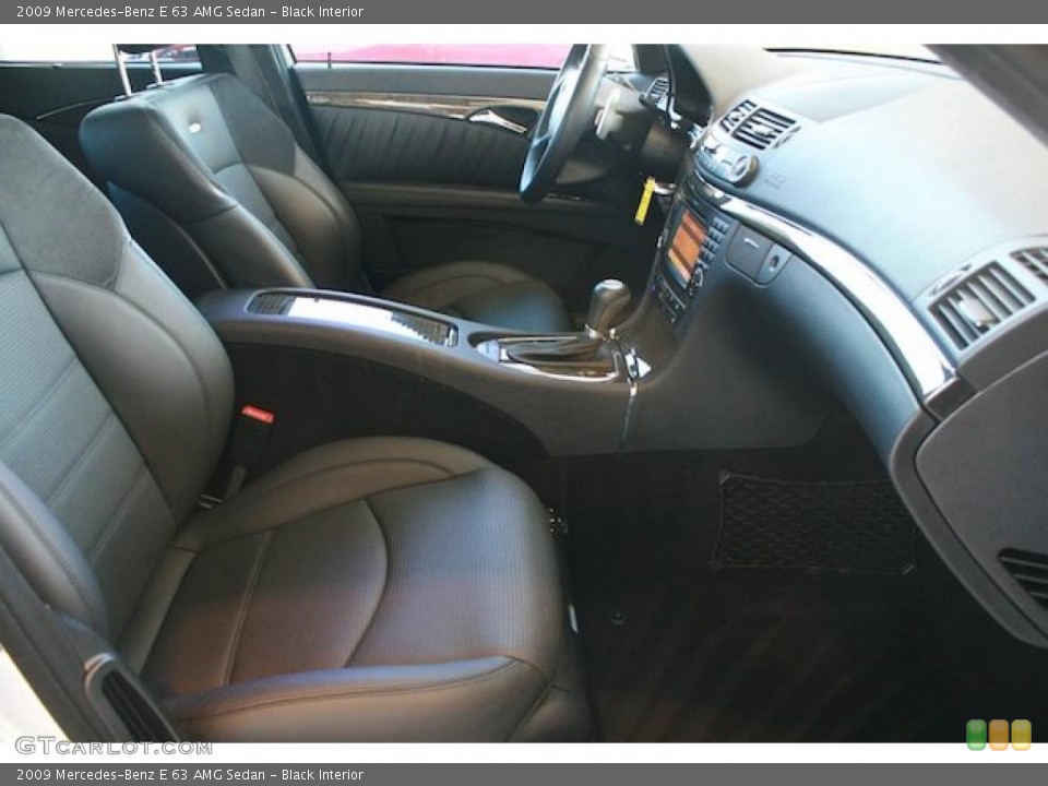 Black Interior Photo for the 2009 Mercedes-Benz E 63 AMG Sedan #46064526