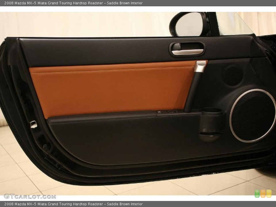 Saddle Brown Interior Door Panel for the 2008 Mazda MX-5 Miata Grand Touring Hardtop Roadster #46064994