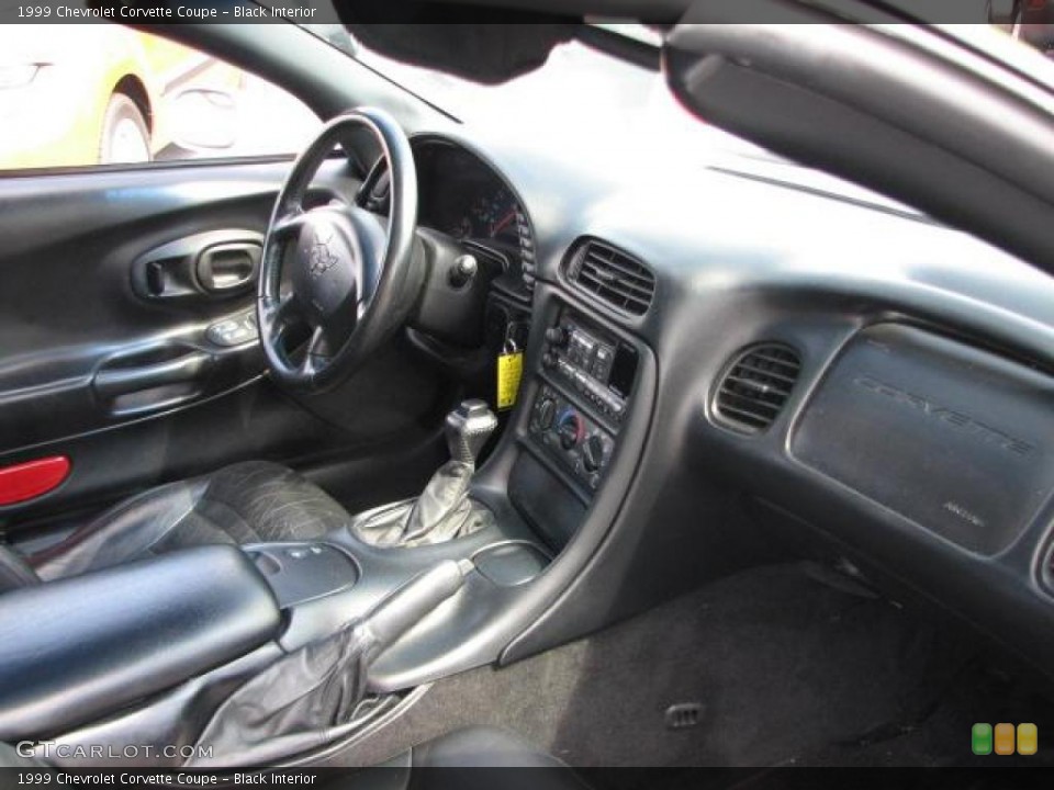 Black Interior Dashboard for the 1999 Chevrolet Corvette Coupe #46067338