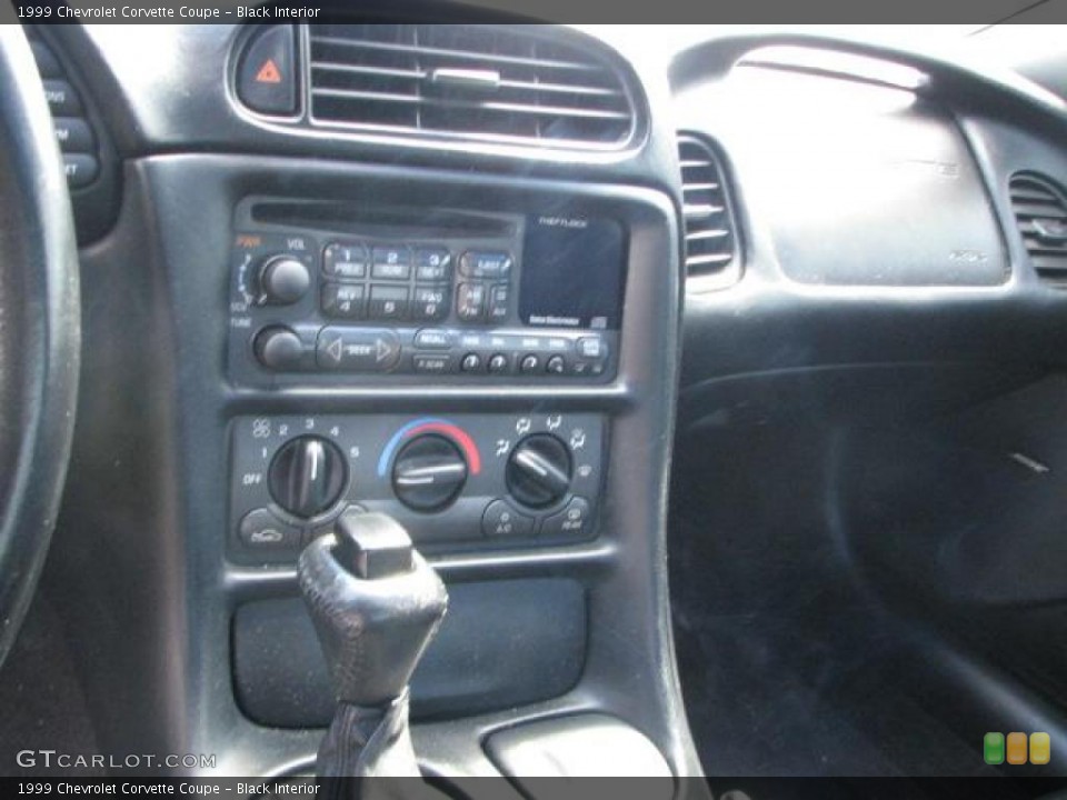 Black Interior Controls for the 1999 Chevrolet Corvette Coupe #46067386