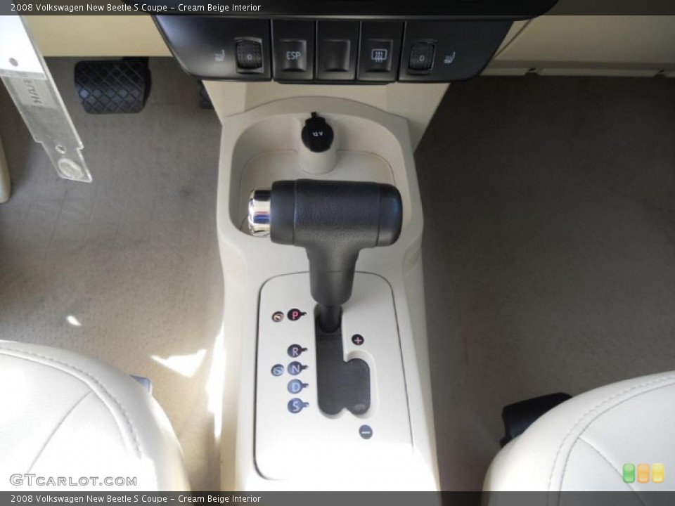Cream Beige Interior Transmission for the 2008 Volkswagen New Beetle S Coupe #46067860