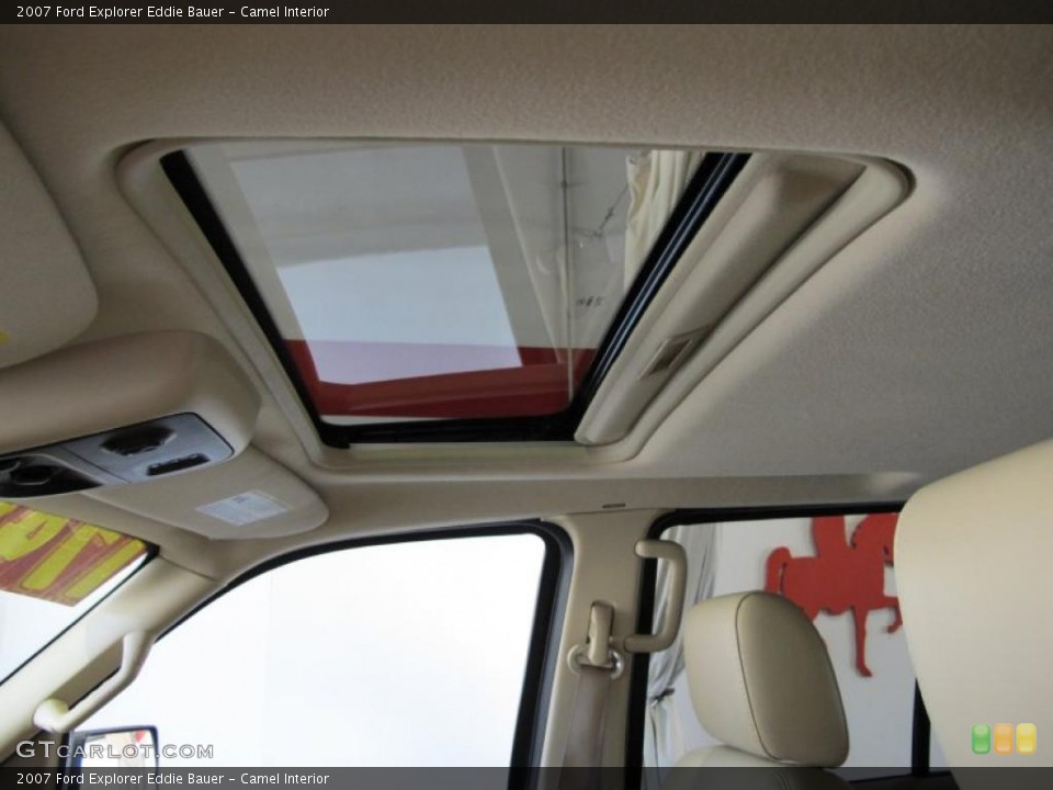 Camel Interior Sunroof for the 2007 Ford Explorer Eddie Bauer #46072141