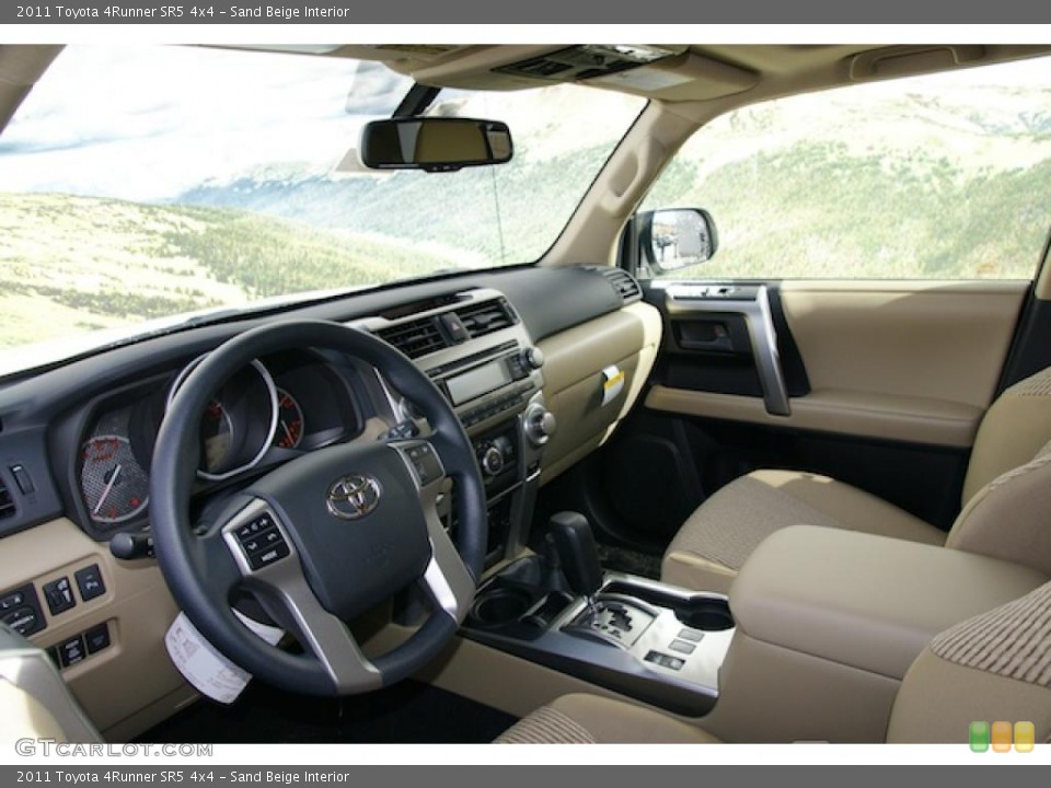 Sand Beige Interior Photo for the 2011 Toyota 4Runner SR5 4x4 #46072441