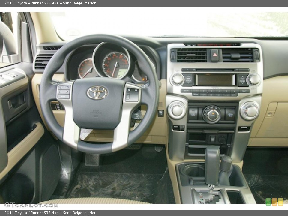 Sand Beige Interior Dashboard for the 2011 Toyota 4Runner SR5 4x4 #46072468