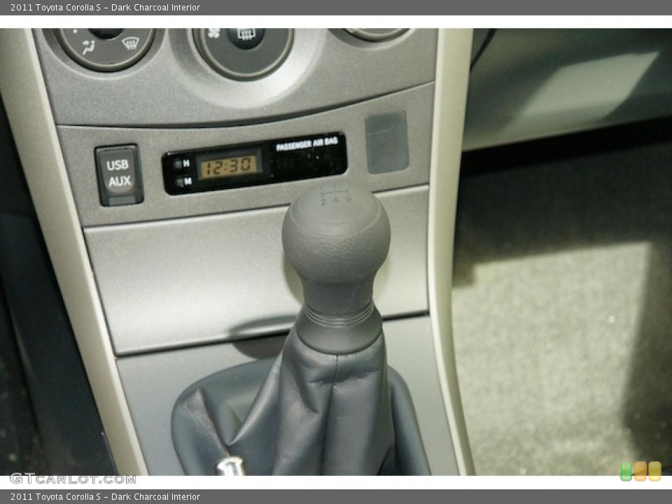 Dark Charcoal Interior Transmission for the 2011 Toyota Corolla S #46072777
