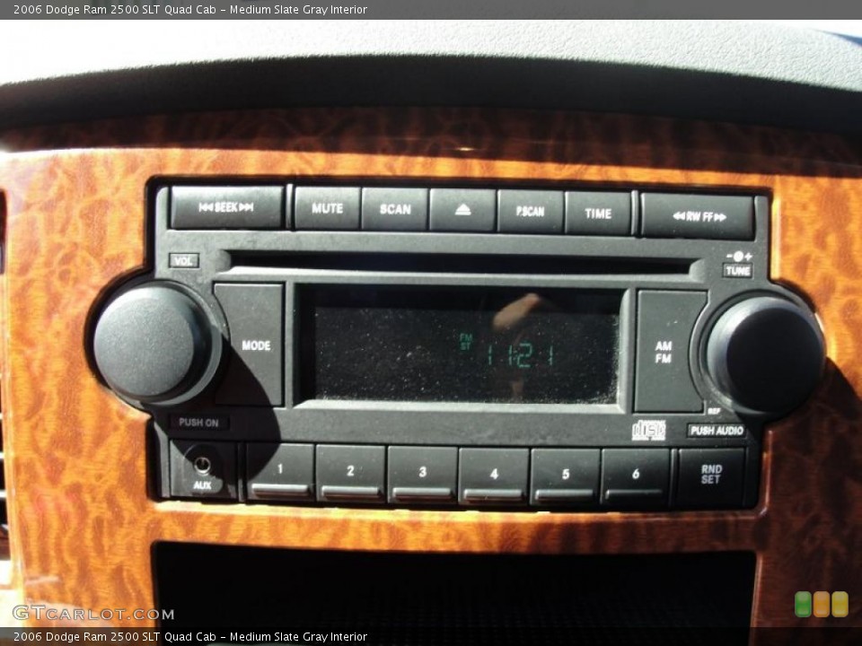 Medium Slate Gray Interior Controls for the 2006 Dodge Ram 2500 SLT Quad Cab #46075037