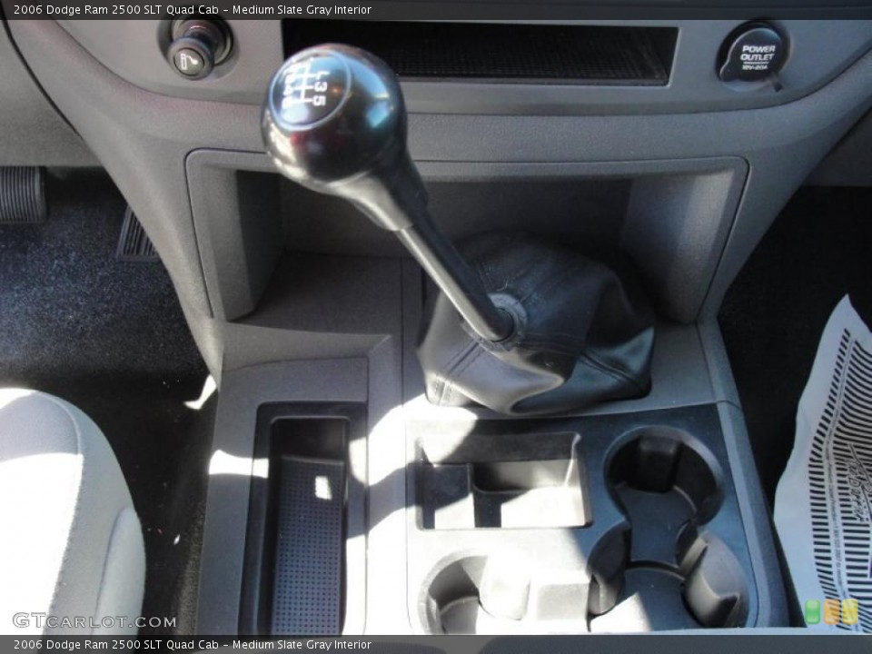 Medium Slate Gray Interior Transmission for the 2006 Dodge Ram 2500 SLT Quad Cab #46075055