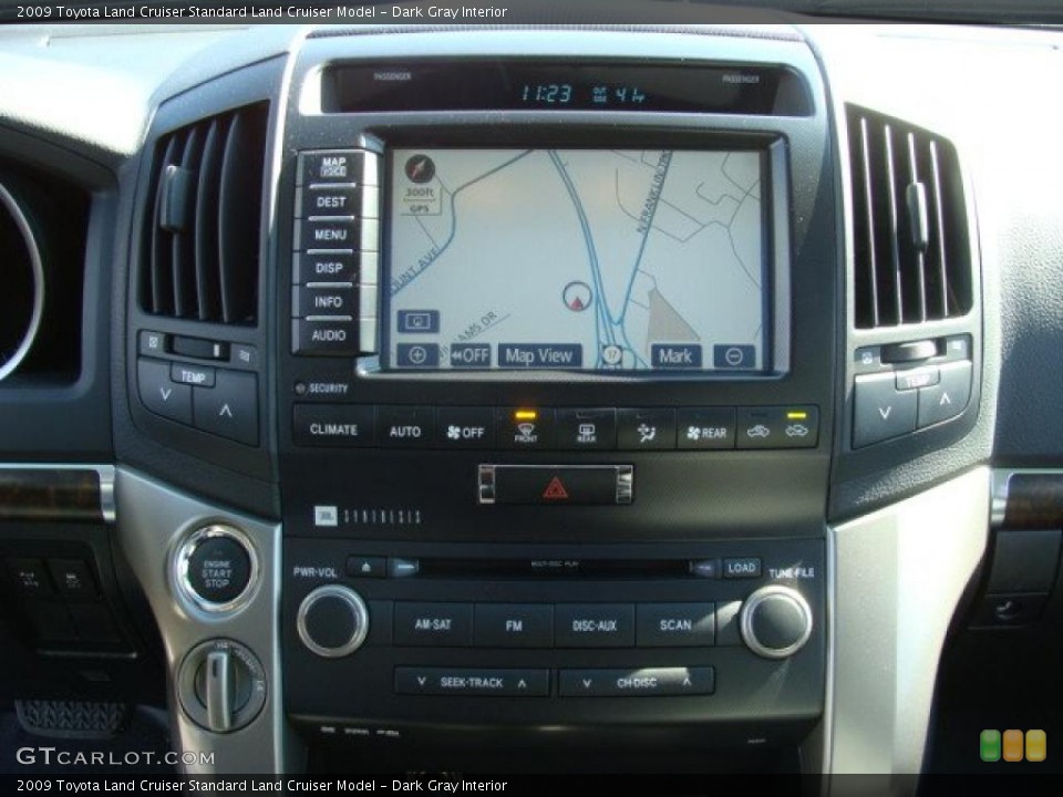 Dark Gray Interior Navigation for the 2009 Toyota Land Cruiser  #46076726