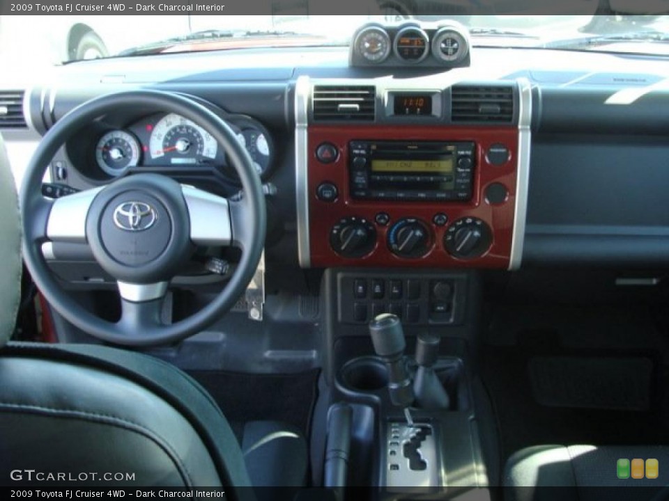Dark Charcoal Interior Dashboard for the 2009 Toyota FJ Cruiser 4WD #46077162