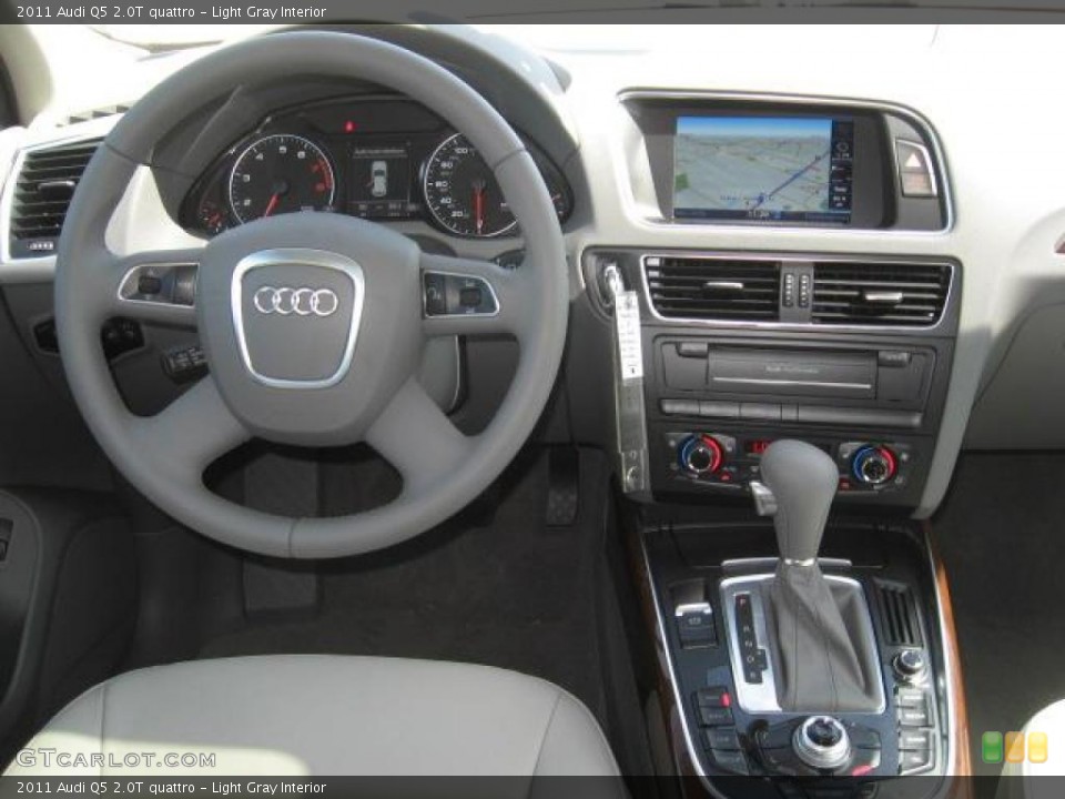 Light Gray Interior Dashboard for the 2011 Audi Q5 2.0T quattro #46078840