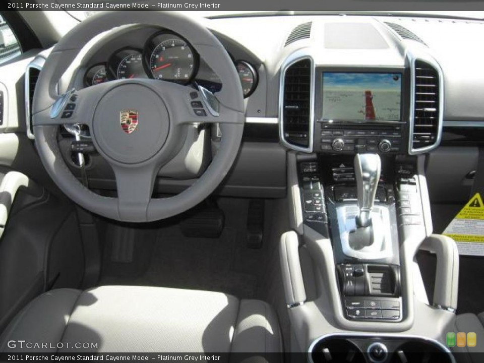 Platinum Grey Interior Dashboard for the 2011 Porsche Cayenne  #46078900