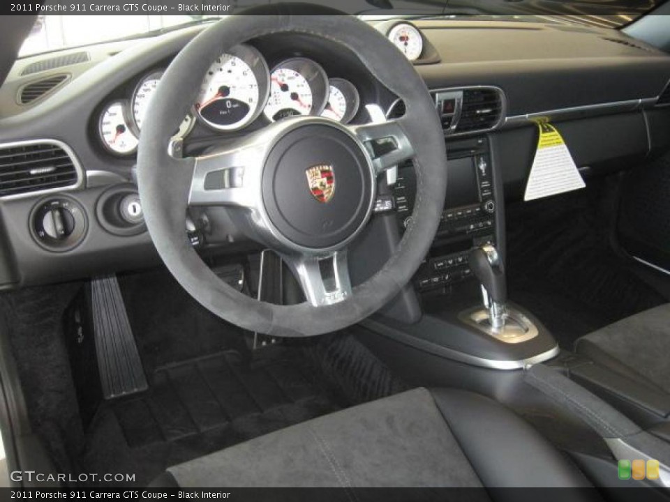 Black Interior Dashboard for the 2011 Porsche 911 Carrera GTS Coupe #46079011