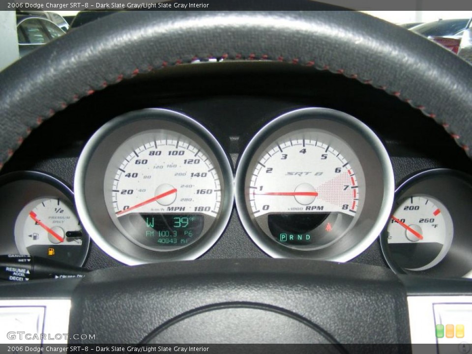 Dark Slate Gray/Light Slate Gray Interior Gauges for the 2006 Dodge Charger SRT-8 #46079416