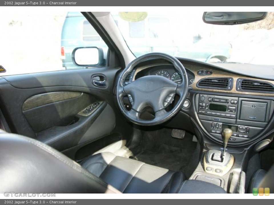 Charcoal Interior Dashboard for the 2002 Jaguar S-Type 3.0 #46080899