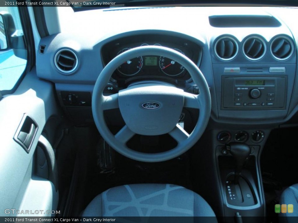 Dark Grey Interior Dashboard for the 2011 Ford Transit Connect XL Cargo Van #46082564