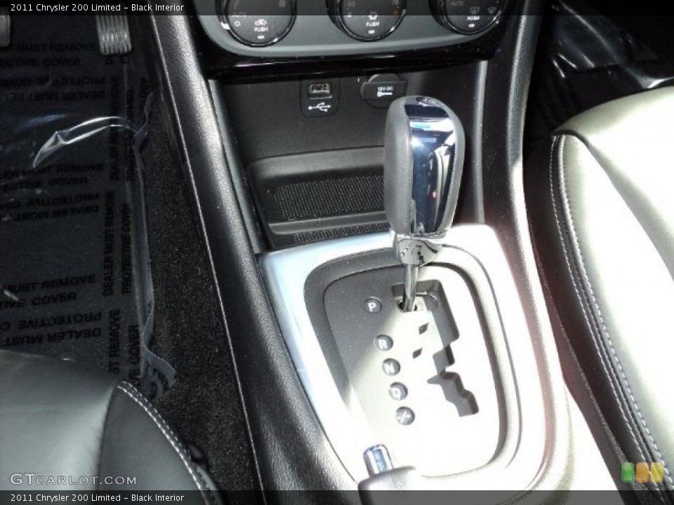 Black Interior Transmission for the 2011 Chrysler 200 Limited #46082691