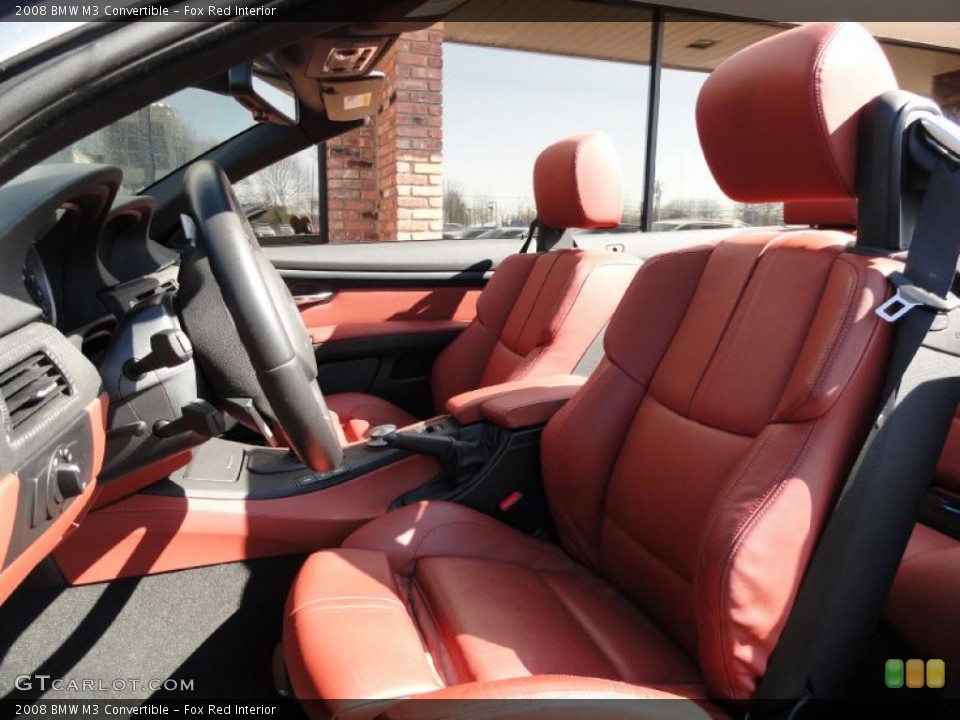 Fox Red Interior Photo for the 2008 BMW M3 Convertible #46084359
