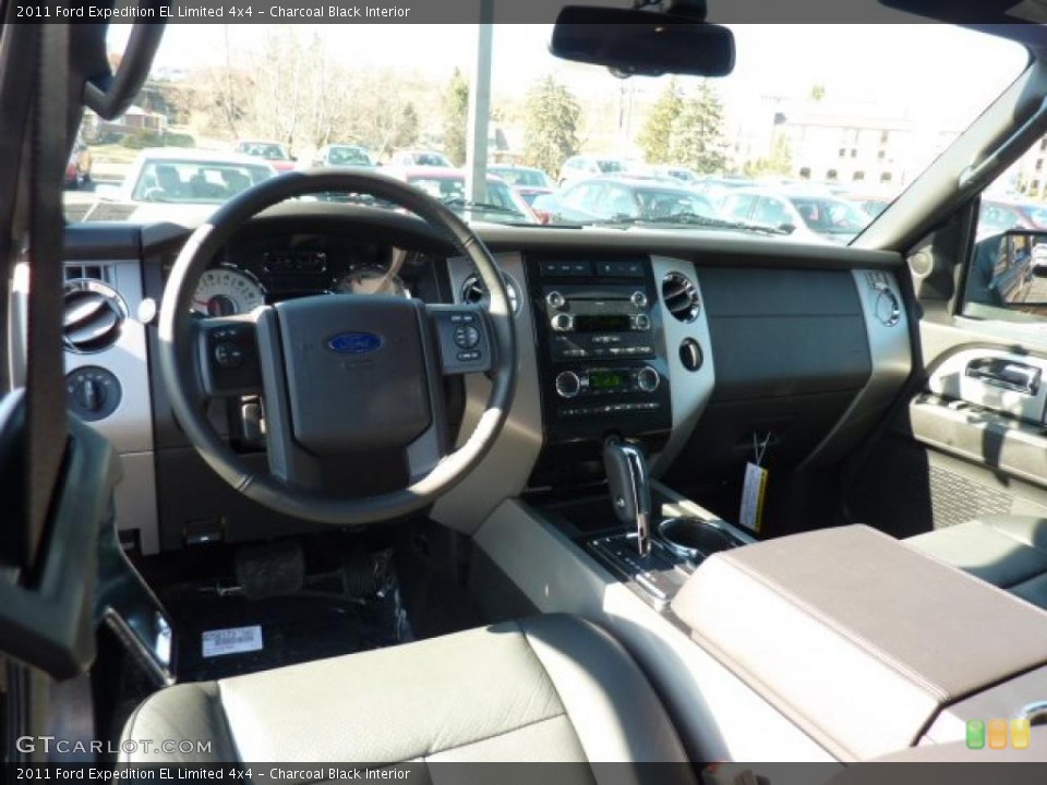 Charcoal Black Interior Dashboard for the 2011 Ford Expedition EL Limited 4x4 #46085048