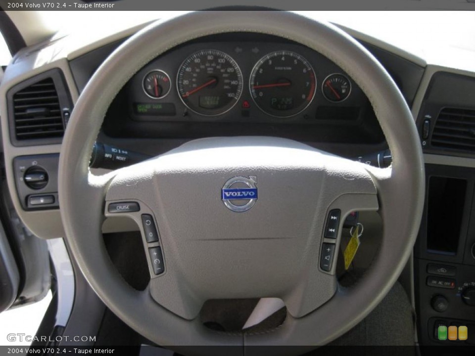 Taupe Interior Steering Wheel for the 2004 Volvo V70 2.4 #46086251