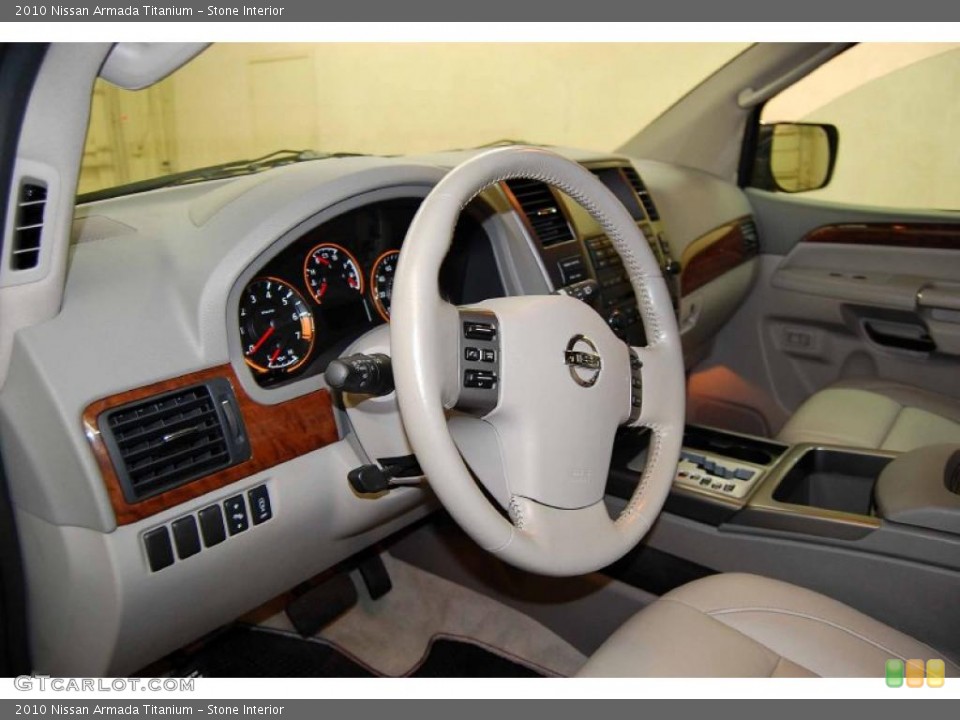 Stone Interior Steering Wheel for the 2010 Nissan Armada Titanium #46086662