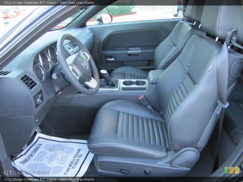 Dark Slate Gray Interior Photo for the 2011 Dodge Challenger R/T Classic #46087109