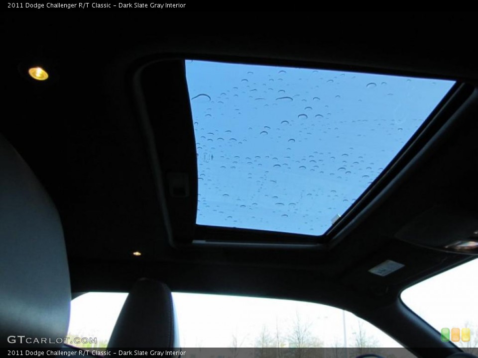 Dark Slate Gray Interior Sunroof for the 2011 Dodge Challenger R/T Classic #46087127