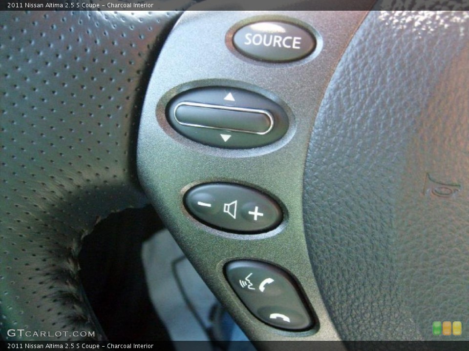 Charcoal Interior Controls for the 2011 Nissan Altima 2.5 S Coupe #46088471