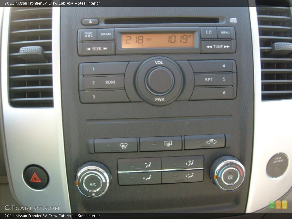 Steel Interior Controls for the 2011 Nissan Frontier SV Crew Cab 4x4 #46088663