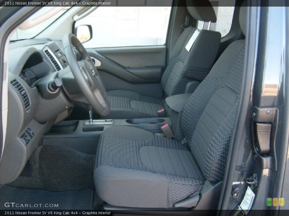 Graphite Interior Photo for the 2011 Nissan Frontier SV V6 King Cab 4x4 #46089227
