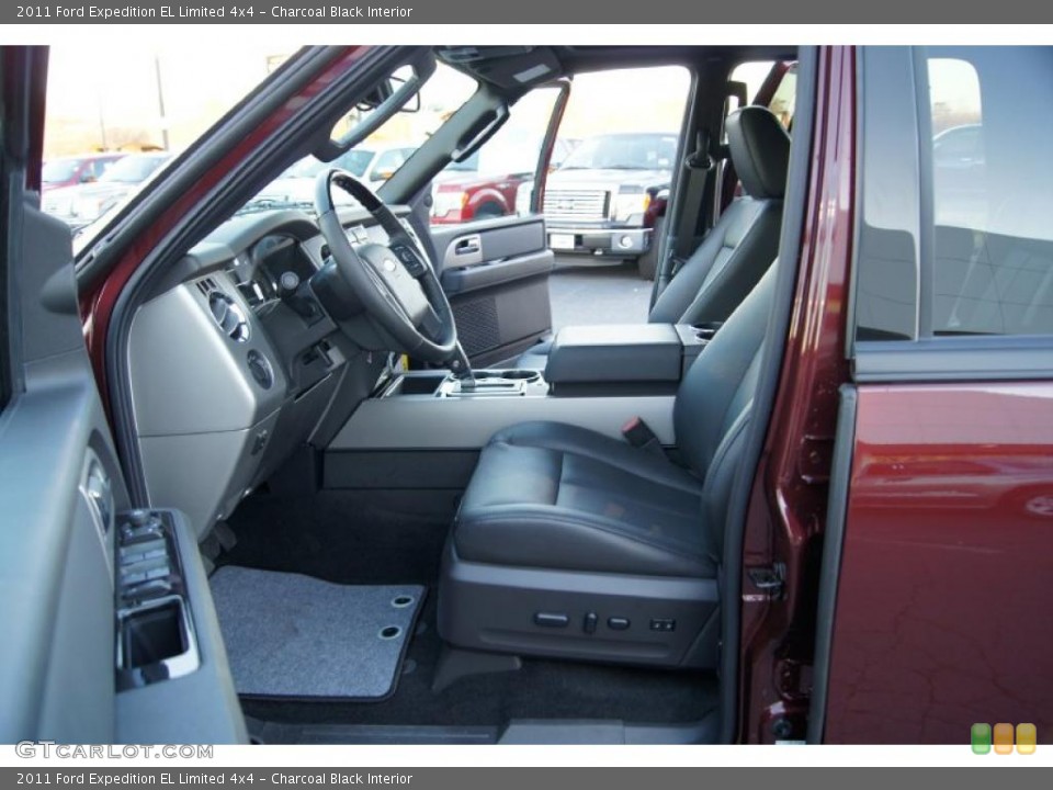 Charcoal Black Interior Photo for the 2011 Ford Expedition EL Limited 4x4 #46089572