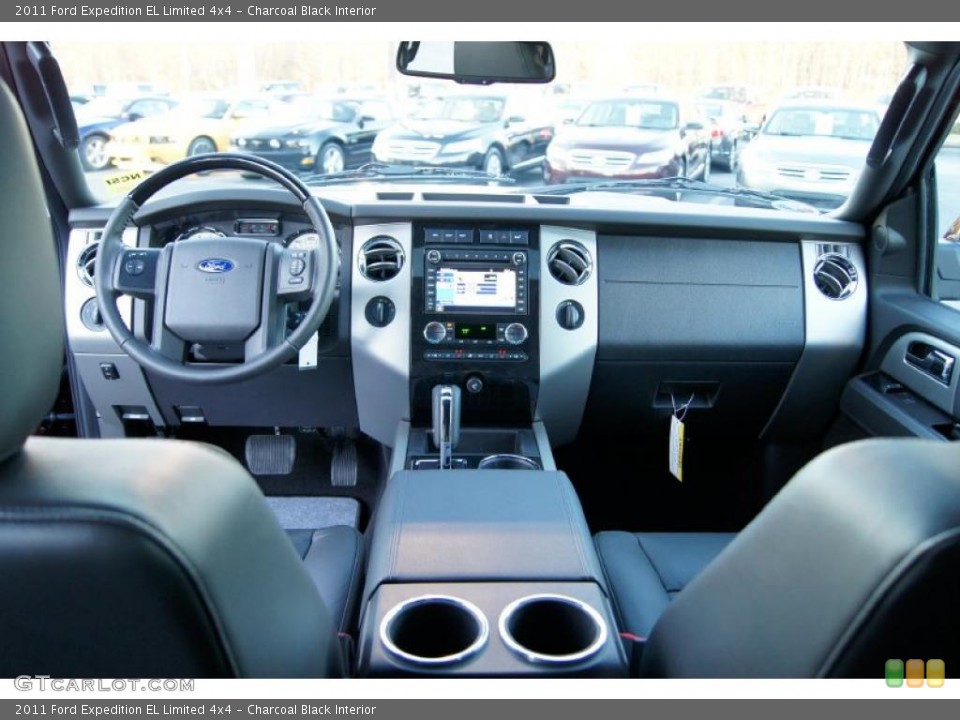 Charcoal Black Interior Dashboard for the 2011 Ford Expedition EL Limited 4x4 #46089743