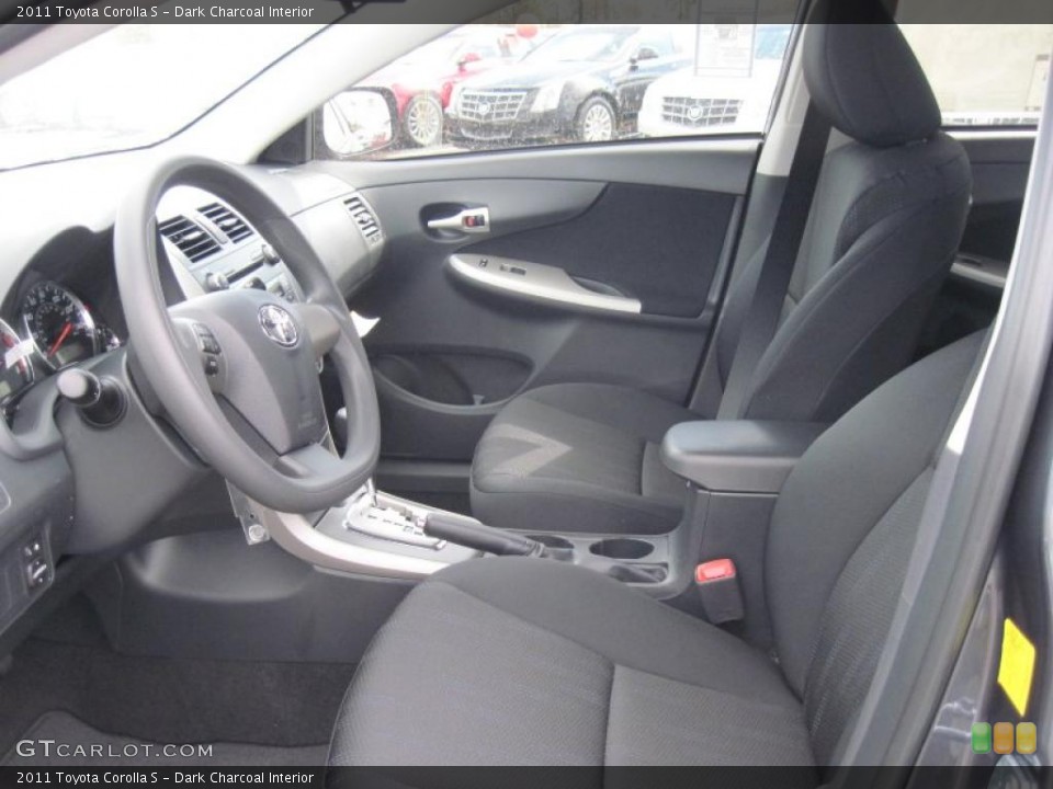 Dark Charcoal Interior Photo for the 2011 Toyota Corolla S #46093160