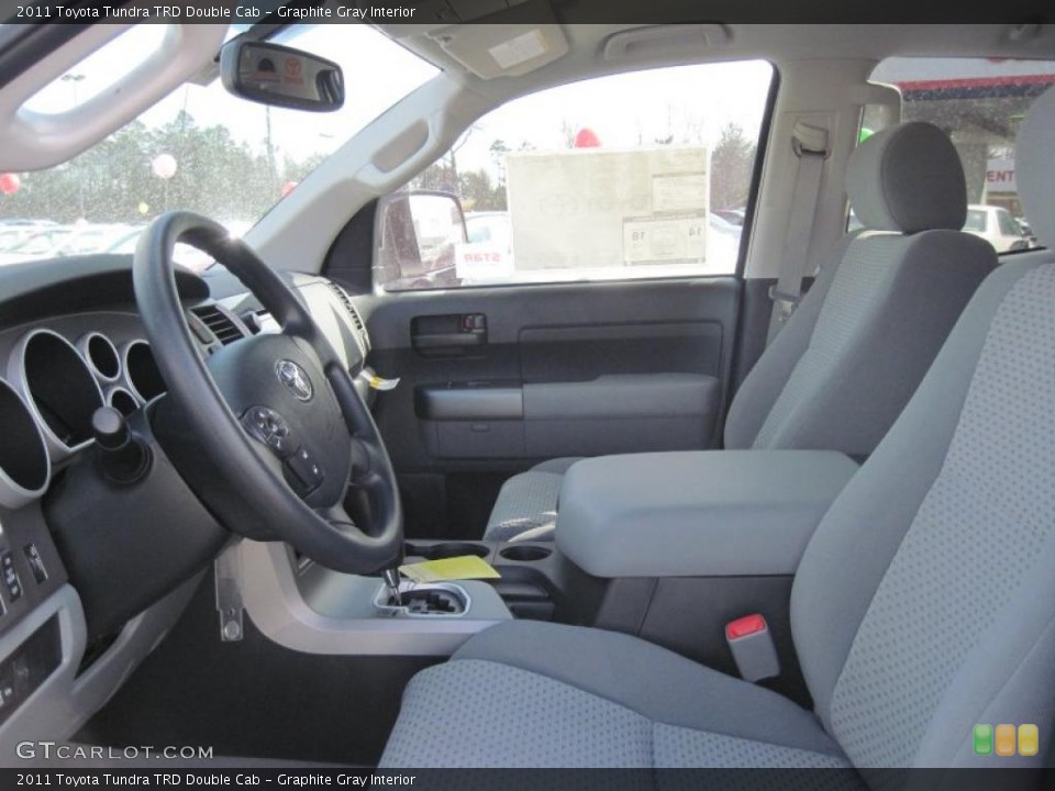 Graphite Gray Interior Photo for the 2011 Toyota Tundra TRD Double Cab #46093475