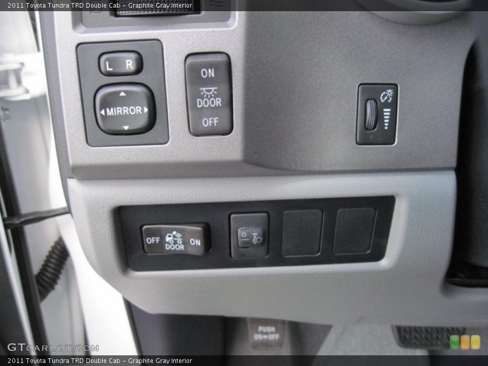 Graphite Gray Interior Controls for the 2011 Toyota Tundra TRD Double Cab #46093493