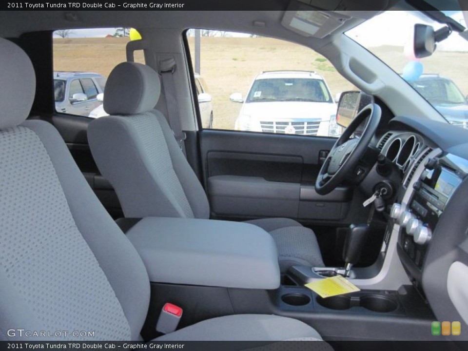 Graphite Gray Interior Photo for the 2011 Toyota Tundra TRD Double Cab #46093520