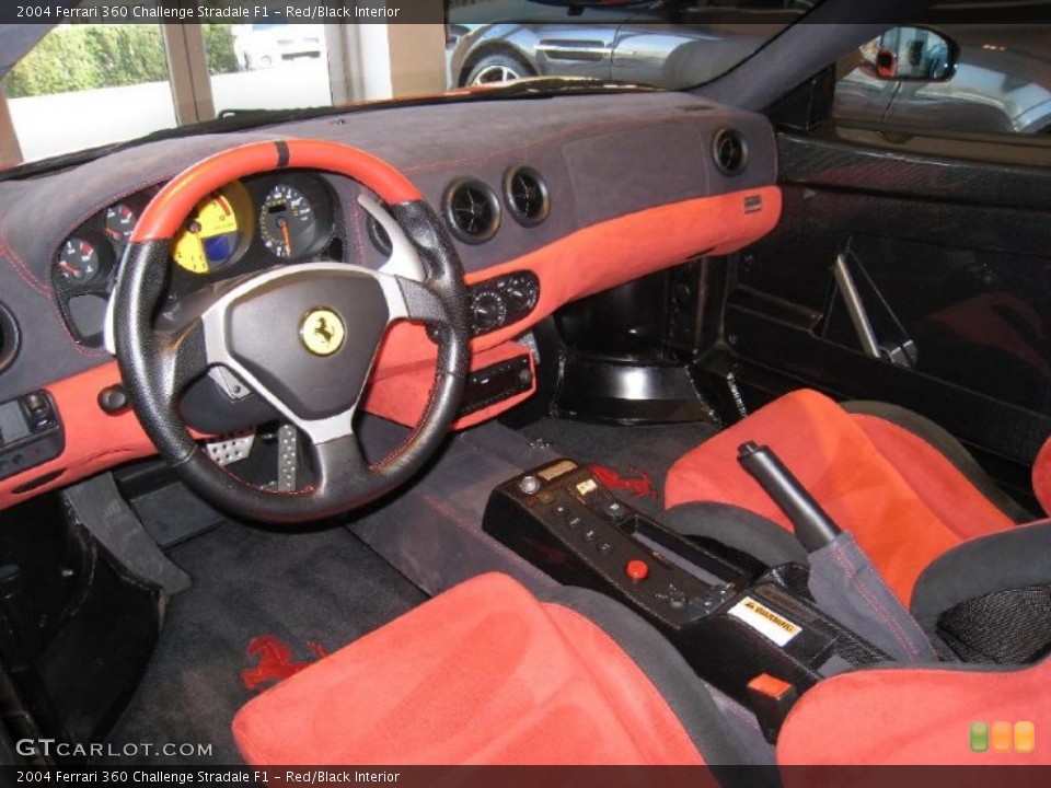 Red/Black Interior Prime Interior for the 2004 Ferrari 360 Challenge Stradale F1 #46094207