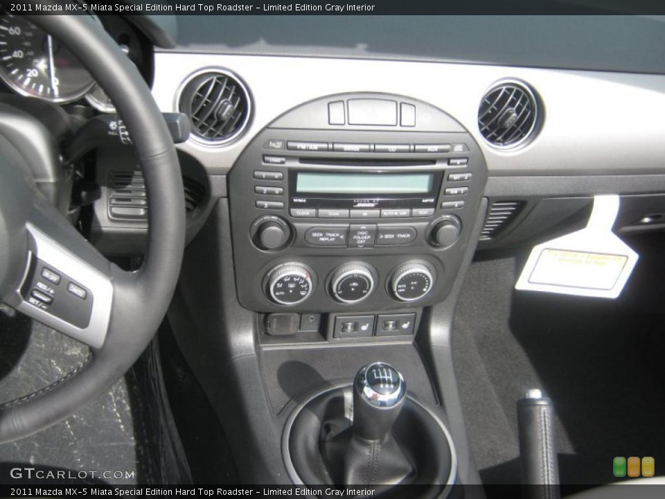 Limited Edition Gray Interior Controls for the 2011 Mazda MX-5 Miata Special Edition Hard Top Roadster #46096397
