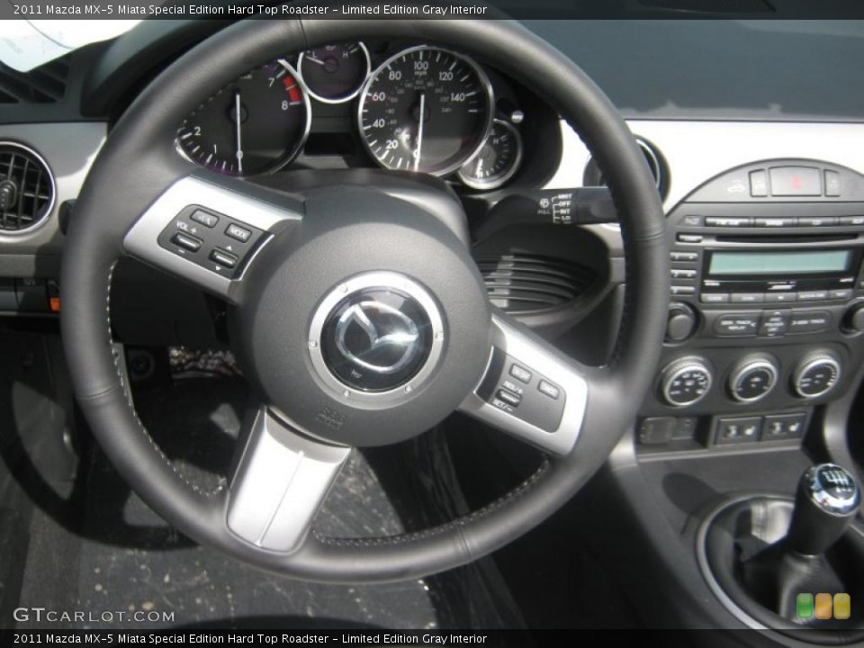 Limited Edition Gray Interior Steering Wheel for the 2011 Mazda MX-5 Miata Special Edition Hard Top Roadster #46096403