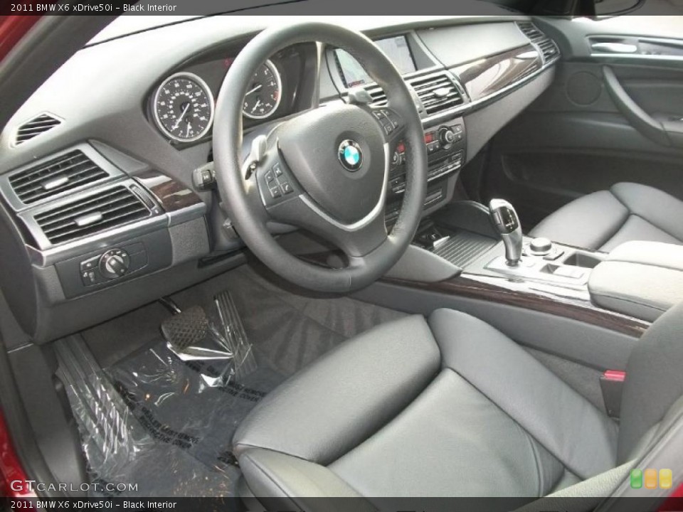 Black Interior Prime Interior for the 2011 BMW X6 xDrive50i #46096973