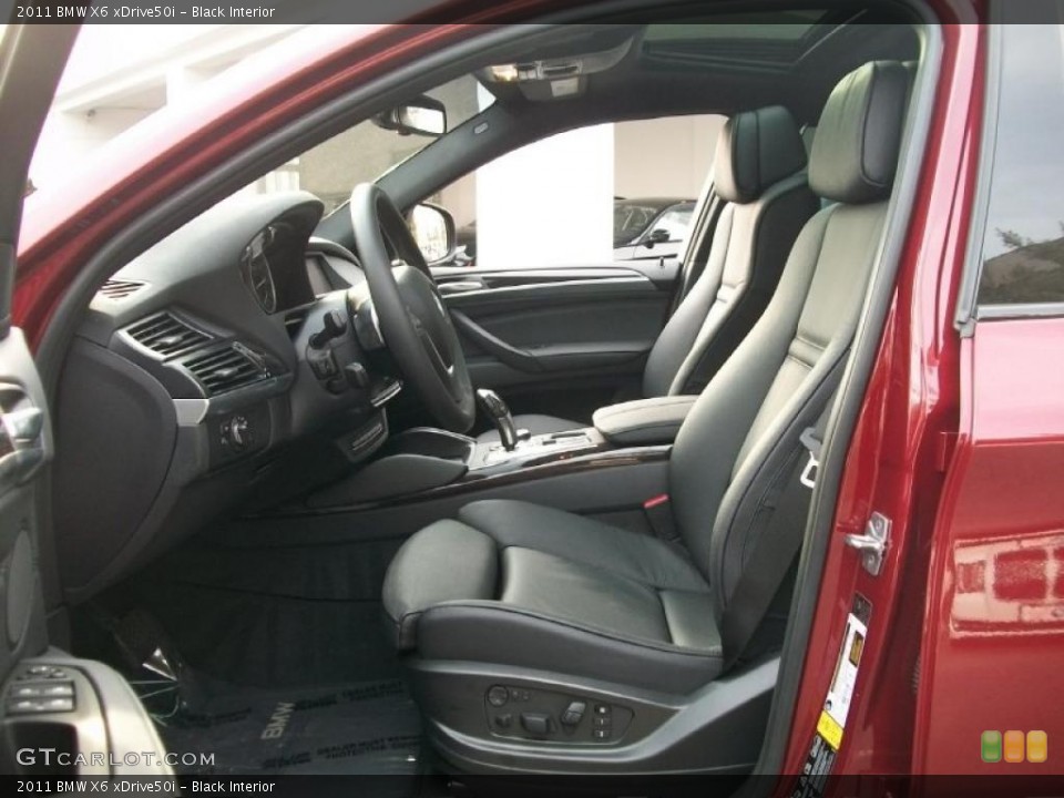 Black Interior Photo for the 2011 BMW X6 xDrive50i #46096979