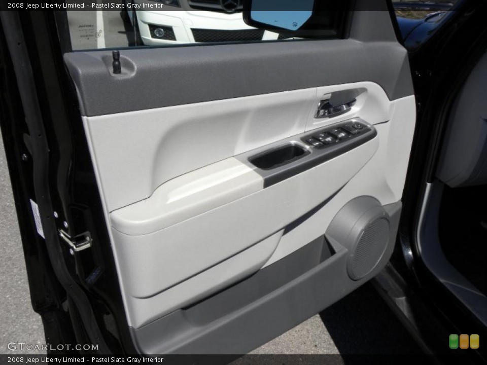 Pastel Slate Gray Interior Door Panel for the 2008 Jeep Liberty Limited #46098458