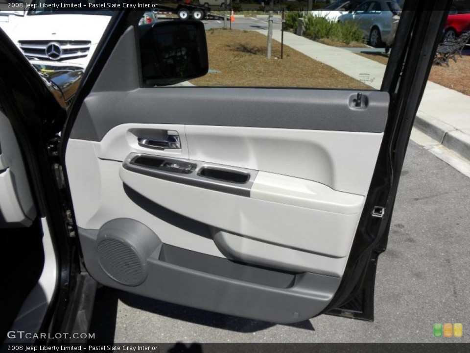 Pastel Slate Gray Interior Door Panel for the 2008 Jeep Liberty Limited #46098485