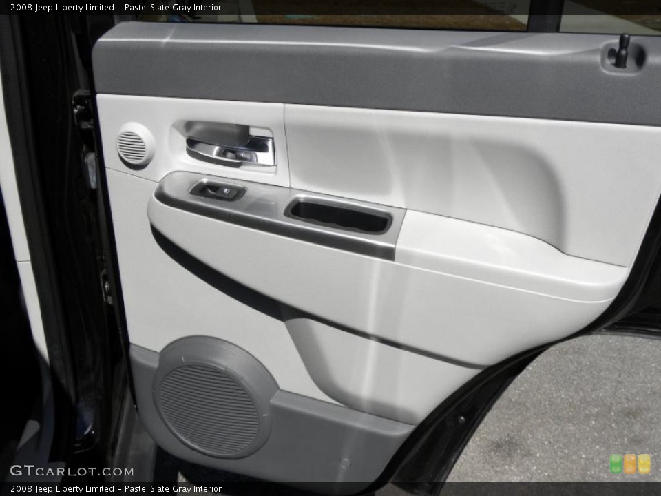 Pastel Slate Gray Interior Door Panel for the 2008 Jeep Liberty Limited #46098500