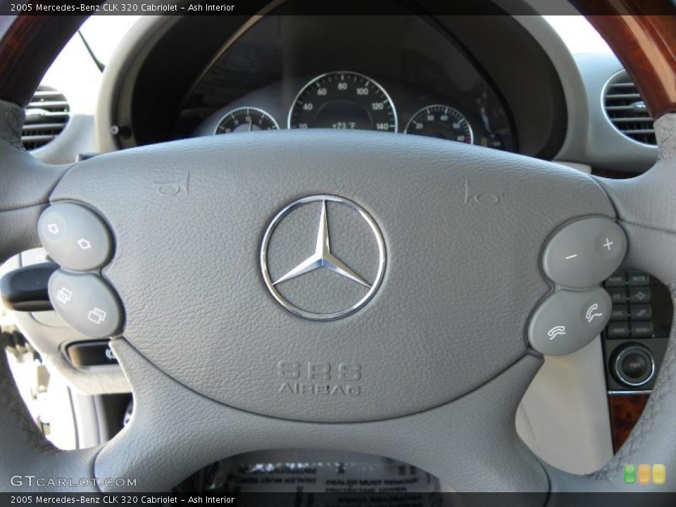 Ash Interior Steering Wheel for the 2005 Mercedes-Benz CLK 320 Cabriolet #46099280