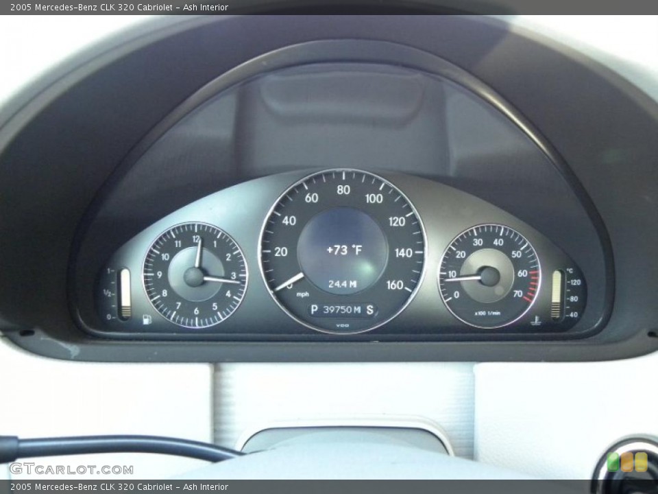 Ash Interior Gauges for the 2005 Mercedes-Benz CLK 320 Cabriolet #46099283