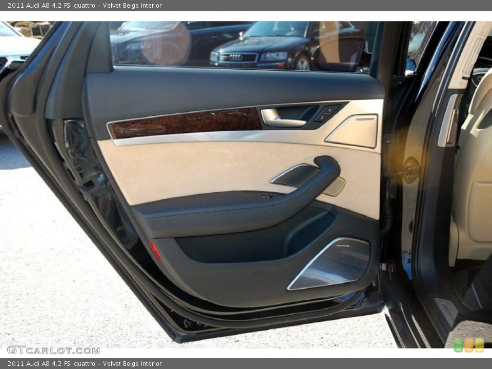 Velvet Beige Interior Door Panel for the 2011 Audi A8 4.2 FSI quattro #46100141