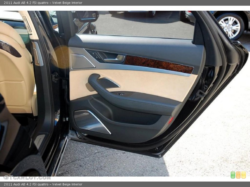 Velvet Beige Interior Door Panel for the 2011 Audi A8 4.2 FSI quattro #46100147