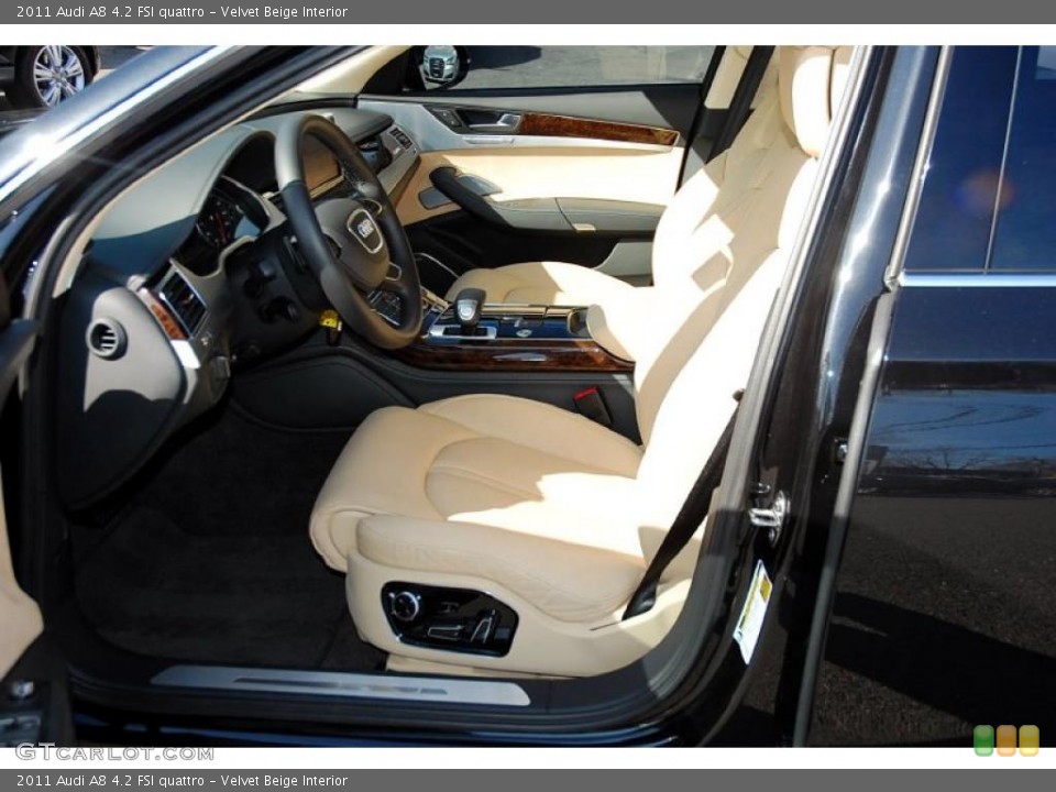 Velvet Beige Interior Photo for the 2011 Audi A8 4.2 FSI quattro #46100180