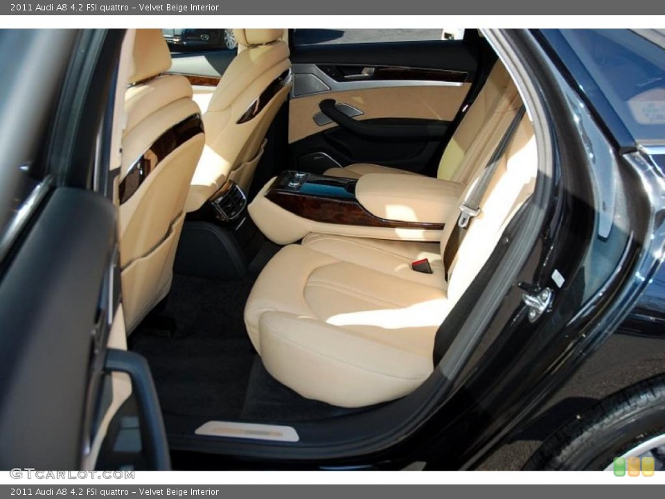 Velvet Beige Interior Photo for the 2011 Audi A8 4.2 FSI quattro #46100183